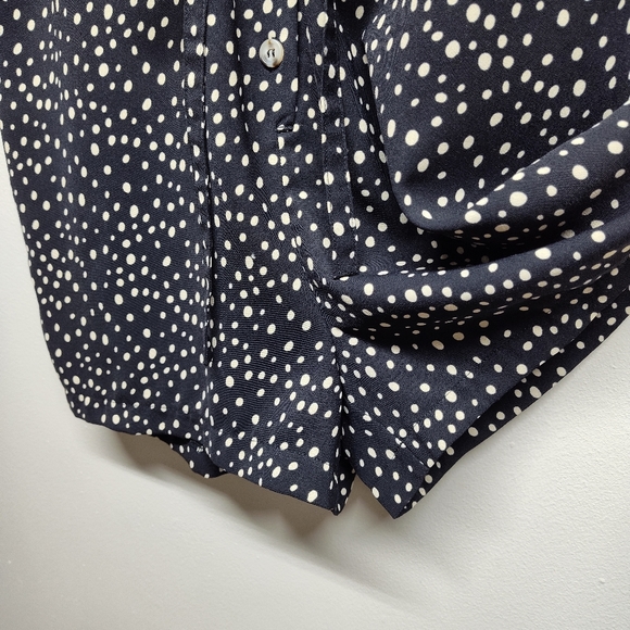 Potter's Pot Romper Women Size S Black Cream Sleeveless Collared - Picture 5 of 9